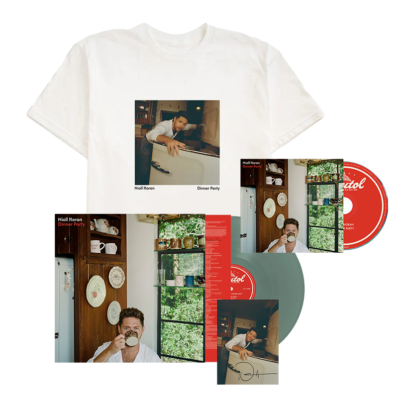 Dinner Party - Olive Vinyl + CD + Signed Art Card + Photo T-Shirt