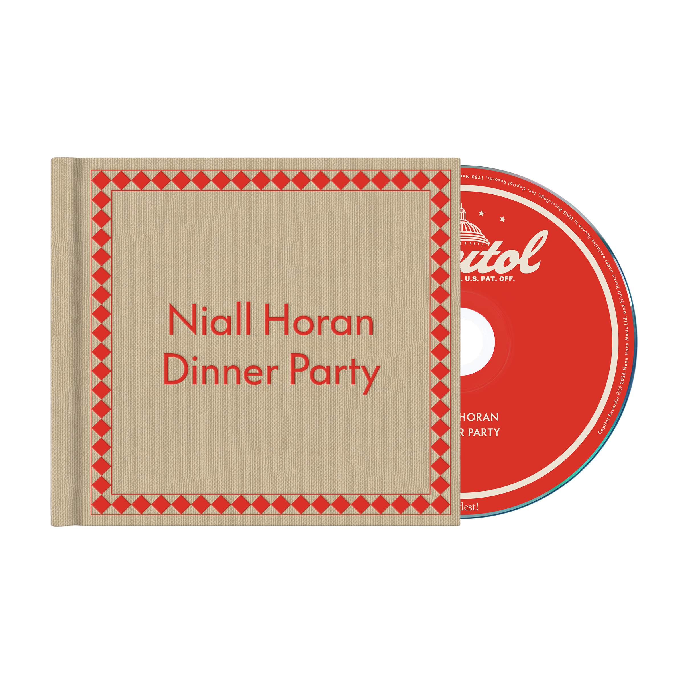 Dinner Party - Hardcover Book CD + Signed Art Card - Niall Horan