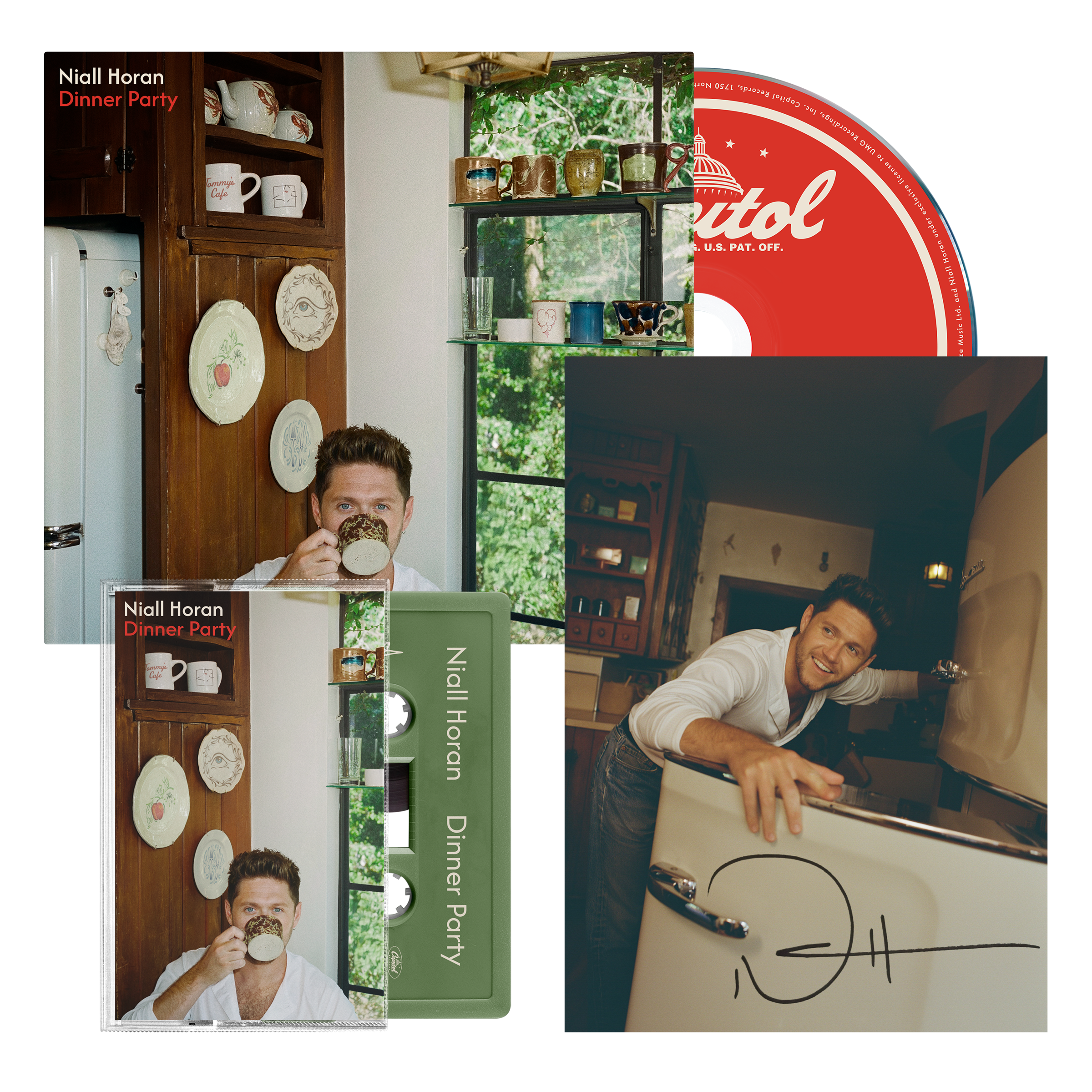 Dinner Party - CD, Sage Cassette + Signed Art Card